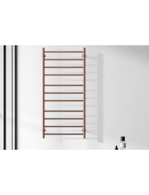 Radiateur sèche-serviette électrique TRUMPET rose gold H. 100 cm