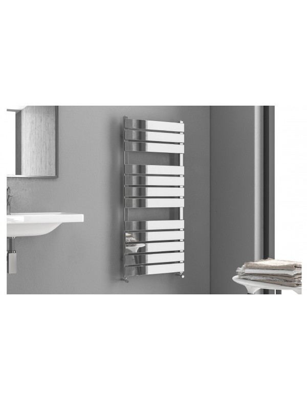 Radiateur sèche-serviette design vertical MARCELLA 51x120 cm en chrome Radiateur sèche-serviette design vertical MARCELLA 51x120 cm en chrome