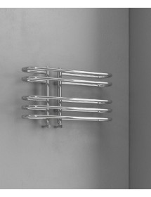 Radiateur sèche-serviette design vertical DORA 70x40 cm en chrome Radiateur sèche-serviette design vertical DORA 70x40 cm en chrome