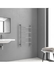 Radiateur sèche-serviette vertical DESIGN 6 9,3x56x90 cm en laiton chromé