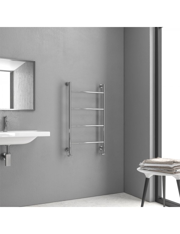Radiateur sèche-serviette vertical DESIGN 6 9,3x56x90 cm en laiton chromé