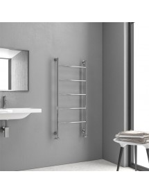 Radiateur sèche-serviette vertical DESIGN 6 9,3x56x120 cm en laiton chromé