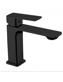 Mitigeur lavabo DELOS NERO en laiton noir 16,2x15,7x5,2 cm
