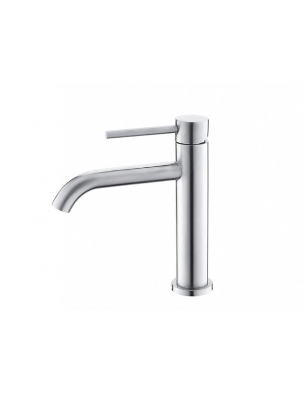 Mitigeur lavabo rétro ARTEMIS en acier H. 19cm