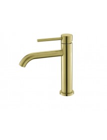 Mitigeur lavabo rétro ARTEMIS en inox H. 19cm
