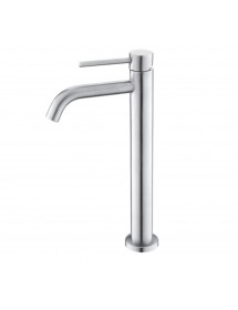 Mitigeur lavabo haut ARTEMIS en inox chromé H. 30,4cm