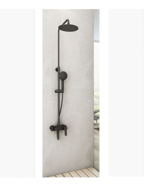 Colonne de douche ANDARE avec douchette en chrome Colonne de douche ANDARE avec douchette en chrome