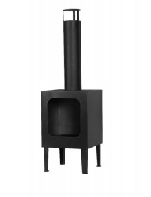 Cheminée d’extérieur en acier COLORADO 115x35x35 cm