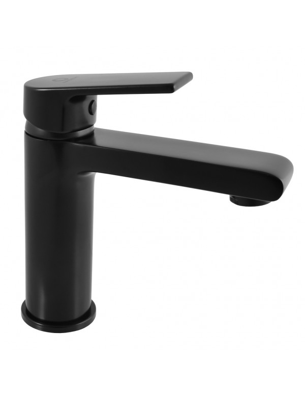 Mitigeur lavabo COLORADO en laiton noir sans siphon H. 16,2cm Mitigeur lavabo COLORADO en laiton noir sans siphon H. 16,2cm