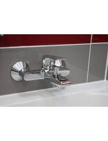 Mitigeur baignoire mural COLORADO en chrome