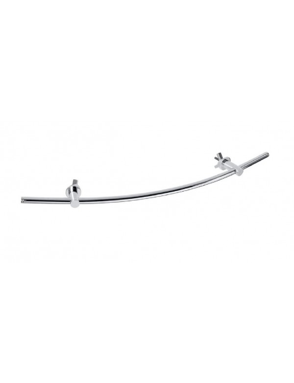 Porte-serviettes réglable RAWELL en laiton chromé pour radiateur 60x4x9,5 cm Porte-serviettes réglable RAWELL en laiton chromé pour radiateur 60x4x9,5 cm