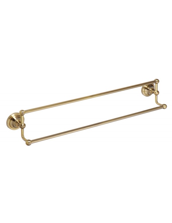 Porte-serviettes double RETRO laiton bronze 66,5x12,5x11,5 cm Porte-serviettes double RETRO laiton bronze 66,5x12,5x11,5 cm