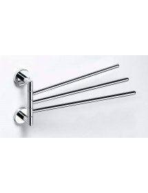 Porte-serviettes triple rotatif OMEGA laiton chromé 42x19,5x7cm