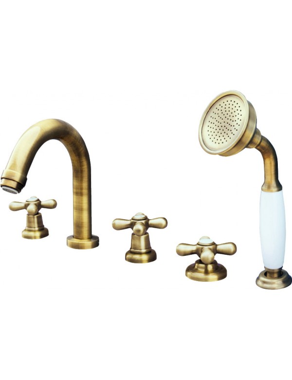 Mélangeur baignoire en laiton 5 trous MORAVA RETRO Mélangeur baignoire en laiton 5 trous MORAVA RETRO