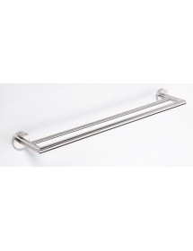 Porte-serviettes Double NEO en acier inoxydable 65x11x5,5 cm