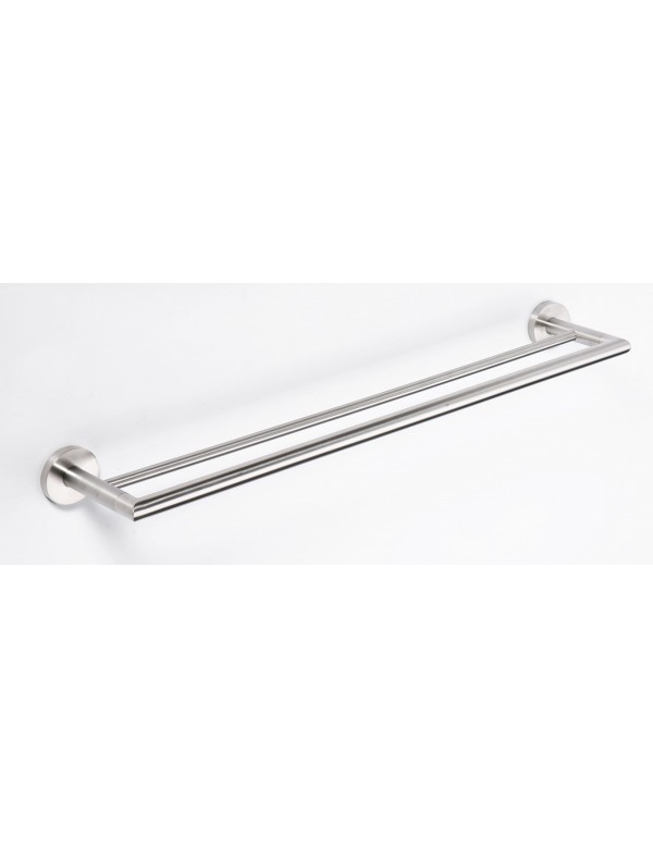 Porte-serviettes Double NEO en acier inoxydable 65x11x5,5 cm Porte-serviettes Double NEO en acier inoxydable 65x11x5,5 cm