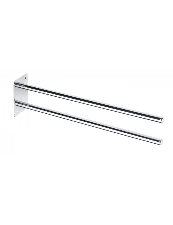 Porte-serviettes double fixe en laiton chromé OMEGA 5x9x36,5 cm Porte-serviettes double fixe en laiton chromé OMEGA 5x9x36,5 cm