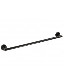 Porte-serviettes DARK en laiton noir 65,5 x5,5x 6,5cm