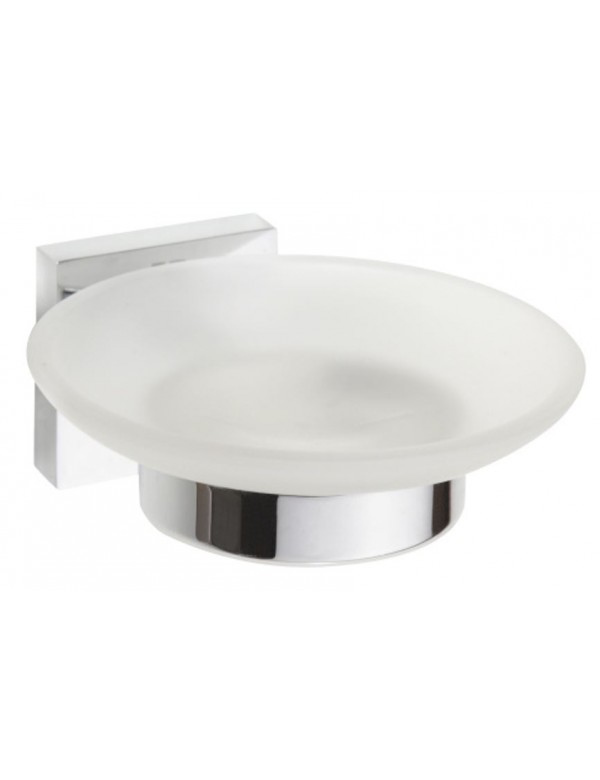Porte-savon mural en verre BETA 11 x5,5 x 12,5 cm Porte-savon mural en verre BETA 11 x5,5 x 12,5 cm