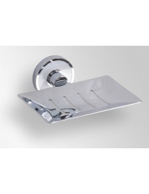 Porte-savon mural OMEGA laiton chromé 12,5x5,5x11,5 cm