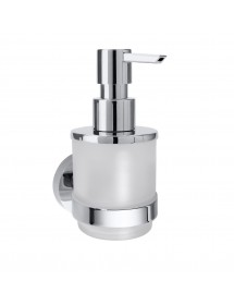 Distributeur de savon liquide mural en verre OMEGA 7,5x16x10 cm / 200ml