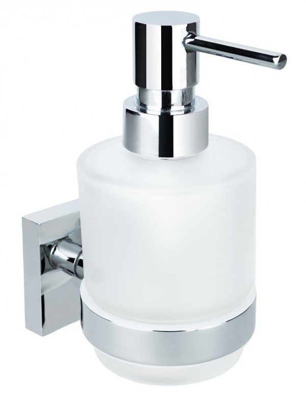 Distributeur de savon liquide BETA en verre 7 x14,5 x10 cm / 200 ml