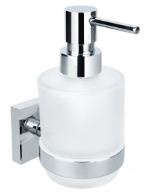 Distributeur de savon liquide BETA en verre 7 x14,5 x10 cm / 200 ml