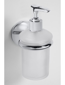 Distributeur de savon liquide mural ALFA en verre 16,5 x12 x7,5cm