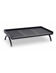 Grille de foyer en fonte 52x31x12 cm