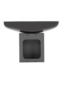 Brasero de jardin TONO 60 cm avec range bois en acier