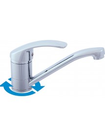 Mitigeur lavabo pivotant