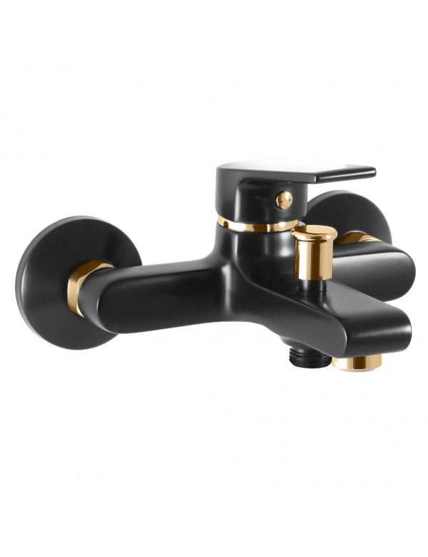 Mitigeur baignoire COLORADO en laiton doré noir Mitigeur baignoire COLORADO en laiton doré noir