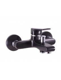 Colonne de douche COLORADO avec pommeau en laiton noir H.99,8 cm
