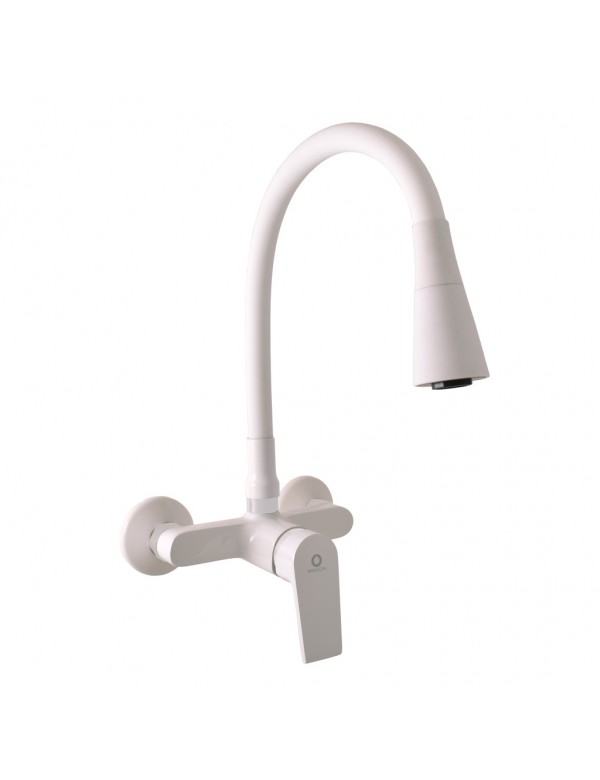 Mitigeur évier flexible à mémoire de forme COLORADO blanc H. 32,3 cm Mitigeur évier flexible à mémoire de forme COLORADO blanc H. 32,3 cm