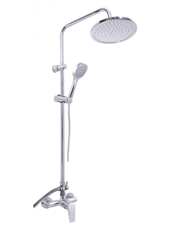 Colonne de douche COLORADO avec pommeau en laiton chromé H. 116 cm Colonne de douche COLORADO avec pommeau en laiton chromé H. 116 cm