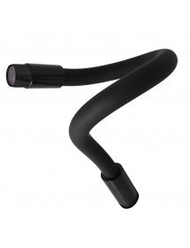 Mitigeur évier à mémoire de forme en laiton noir COLORADO H. 36 cm