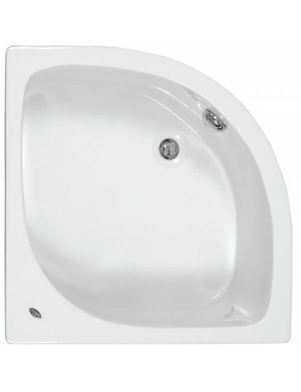 Baignoire d’angle acrylique MYKONOS 90x90 cm