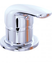 Mitigeur baignoire à cascade DANUBIO avec inverseur 4 trous en laiton chromé