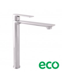 Mitigeur lavabo haut  NIL en laiton chromé sans siphon H. 26,1 cm