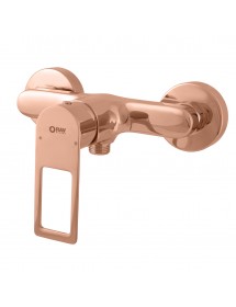 Mitigeur douche NIL en laiton rose gold poli