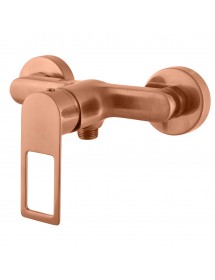 Mitigeur douche NIL en laiton rose gold brossé