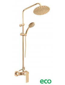 Colonne de douche NIL en laiton doré H. 116 cm
