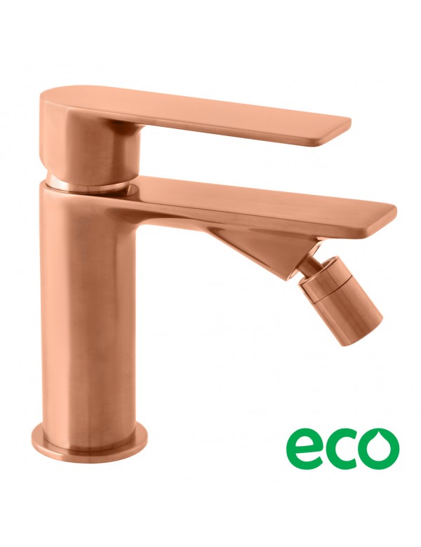 Mitigeur bidet à poser NIL en laiton rose gold brossé sans siphon Mitigeur bidet à poser NIL en laiton rose gold brossé sans siphon