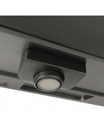 Colonne de douche NIL en laiton métal gris avec étagères H. 114 cm