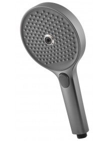 Colonne de douche NIL en laiton métal gris avec étagères H. 114 cm