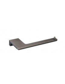 Porte papier toilettes mural NIL en laiton métal gris 15,8 cm