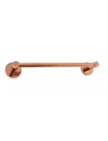 Porte-serviette mural COLORADO en laiton rose gold poli 34,3x7,2cm