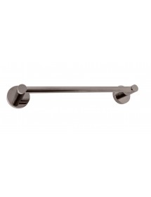 Porte-serviette mural COLORADO en laiton métal gris poli 34,3x7,2cm