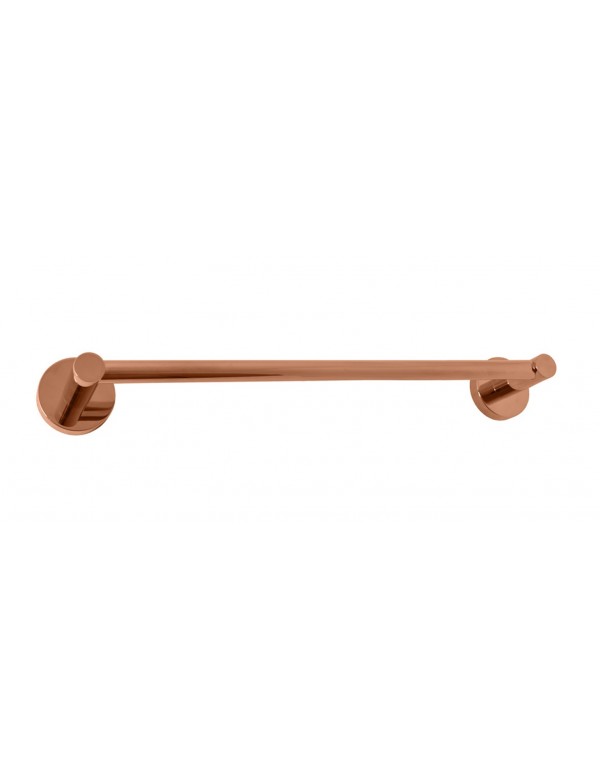 Porte-serviette mural COLORADO en laiton rose gold poli 49,3cm