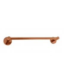 Porte-serviette mural COLORADO en laiton rose gold brossé 49,3cm